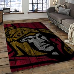 NHL Ottawa Senators Hockey Team Logo Sport Carpet Rectangle Area Rug For Living Room OS14