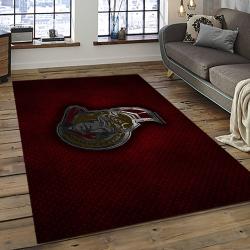 NHL Ottawa Senators Hockey Team Logo Sport Carpet Rectangle Area Rug For Living Room OS38