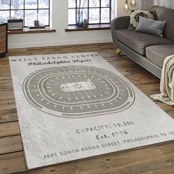 NHL Philadelphia Flyers Hockey Team Logo Sport Carpet Rectangle Area Rug For Living Room PF03