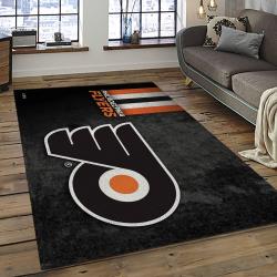 NHL Philadelphia Flyers Hockey Team Logo Sport Carpet Rectangle Area Rug For Living Room PF12