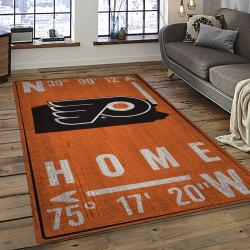 NHL Philadelphia Flyers Hockey Team Logo Sport Carpet Rectangle Area Rug For Living Room PF14