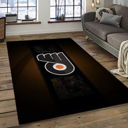 NHL Philadelphia Flyers Hockey Team Logo Sport Carpet Rectangle Area Rug For Living Room PF22