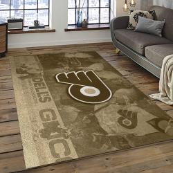 NHL Philadelphia Flyers Hockey Team Logo Sport Carpet Rectangle Area Rug For Living Room PF25