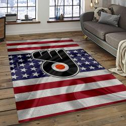 NHL Philadelphia Flyers Hockey Team Logo Sport Carpet Rectangle Area Rug For Living Room PF35