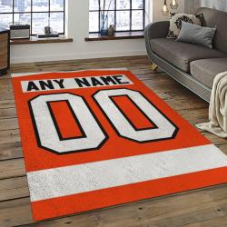 NHL Philadelphia Flyers Hockey Team Logo Sport Carpet Rectangle Area Rug For Living Room PF55