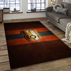 NHL Philadelphia Flyers Hockey Team Logo Sport Carpet Rectangle Area Rug For Living Room PF56