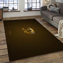 NHL Pittsburgh Penguins Hockey Team Logo Sport Carpet Rectangle Area Rug For Living Room PP68