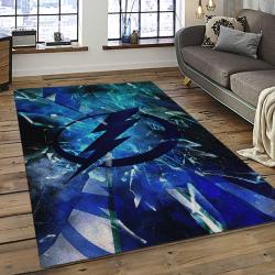 NHL Tampa Bay Lightning Hockey Team Logo Sport Carpet Rectangle Area Rug For Living Room TBL01