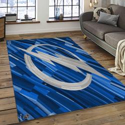 NHL Tampa Bay Lightning Hockey Team Logo Sport Carpet Rectangle Area Rug For Living Room TBL03