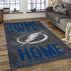 NHL Tampa Bay Lightning Hockey Team Logo Sport Carpet Rectangle Area Rug For Living Room TBL12