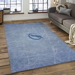 NHL Tampa Bay Lightning Hockey Team Logo Sport Carpet Rectangle Area Rug For Living Room TBL45