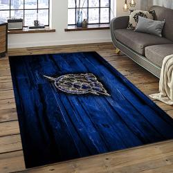 NHL Tampa Bay Lightning Hockey Team Logo Sport Carpet Rectangle Area Rug For Living Room TBL52