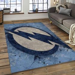 NHL Tampa Bay Lightning Hockey Team Logo Sport Carpet Rectangle Area Rug For Living Room TBL54