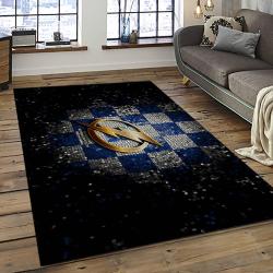 NHL Tampa Bay Lightning Hockey Team Logo Sport Carpet Rectangle Area Rug For Living Room TBL55