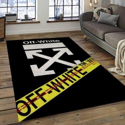 Off White Fashion Carpet Rectangle Area Rug For Living Room Bedroom Decor OWT1