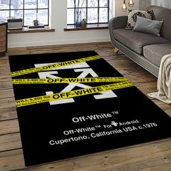 Off White Fashion Carpet Rectangle Area Rug For Living Room Bedroom Decor OWT10