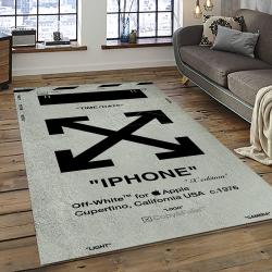 Off White Fashion Carpet Rectangle Area Rug For Living Room Bedroom Decor OWT12