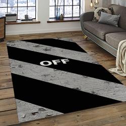 Off White Fashion Carpet Rectangle Area Rug For Living Room Bedroom Decor OWT19