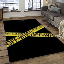 Off White Fashion Carpet Rectangle Area Rug For Living Room Bedroom Decor OWT31