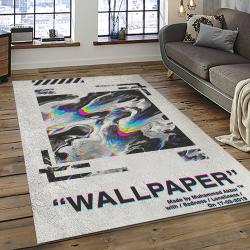 Off White Fashion Carpet Rectangle Area Rug For Living Room Bedroom Decor OWT4
