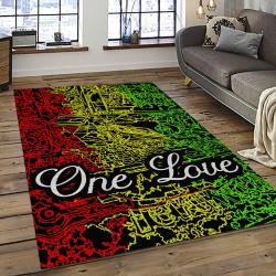 Singer Bob Marley Music Carpet Rectangle Area Rug For Living Room Bedroom Decor BM04