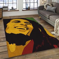Singer Bob Marley Music Carpet Rectangle Area Rug For Living Room Bedroom Decor BM10