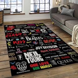 Singer Bob Marley Music Carpet Rectangle Area Rug For Living Room Bedroom Decor BM12