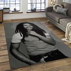 Singer Bob Marley Music Carpet Rectangle Area Rug For Living Room Bedroom Decor BM33