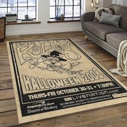 Singer Bob Weir Music Carpet Rectangle Area Rug For Living Room Bedroom Decor BW04