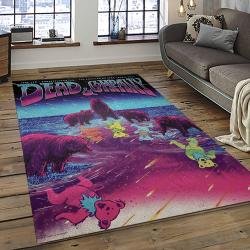 Singer Bob Weir Music Carpet Rectangle Area Rug For Living Room Bedroom Decor BW05