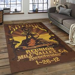 Singer Bob Weir Music Carpet Rectangle Area Rug For Living Room Bedroom Decor BW08