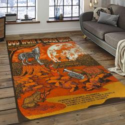 Singer Bob Weir Music Carpet Rectangle Area Rug For Living Room Bedroom Decor BW14