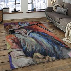 Singer Bob Weir Music Carpet Rectangle Area Rug For Living Room Bedroom Decor BW25