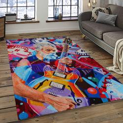Singer Bob Weir Music Carpet Rectangle Area Rug For Living Room Bedroom Decor BW27
