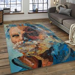 Singer Bob Weir Music Carpet Rectangle Area Rug For Living Room Bedroom Decor BW28