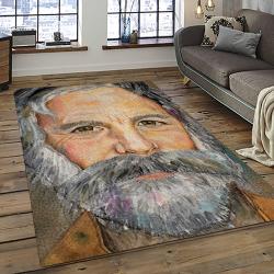Singer Bob Weir Music Carpet Rectangle Area Rug For Living Room Bedroom Decor BW30