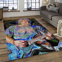 Singer Bob Weir Music Carpet Rectangle Area Rug For Living Room Bedroom Decor BW32
