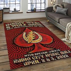 Singer Bob Weir Music Carpet Rectangle Area Rug For Living Room Bedroom Decor BW35