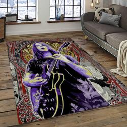 Singer Bob Weir Music Carpet Rectangle Area Rug For Living Room Bedroom Decor BW44