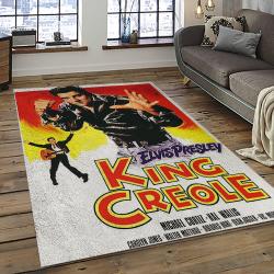 Singer Elvis Presley Music Carpet Rectangle Area Rug For Living Room Bedroom Decor EP04