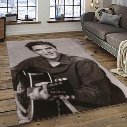 Singer Elvis Presley Music Carpet Rectangle Area Rug For Living Room Bedroom Decor EP06