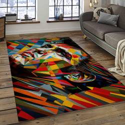 Singer Elvis Presley Music Carpet Rectangle Area Rug For Living Room Bedroom Decor EP24