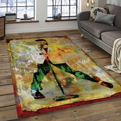 Singer Elvis Presley Music Carpet Rectangle Area Rug For Living Room Bedroom Decor EP35