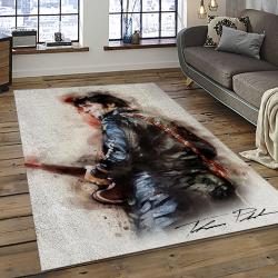 Singer Elvis Presley Music Carpet Rectangle Area Rug For Living Room Bedroom Decor EP37