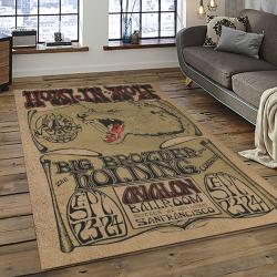 Singer Janis Joplin Music Carpet Rectangle Area Rug For Living Room Bedroom Decor JJ01