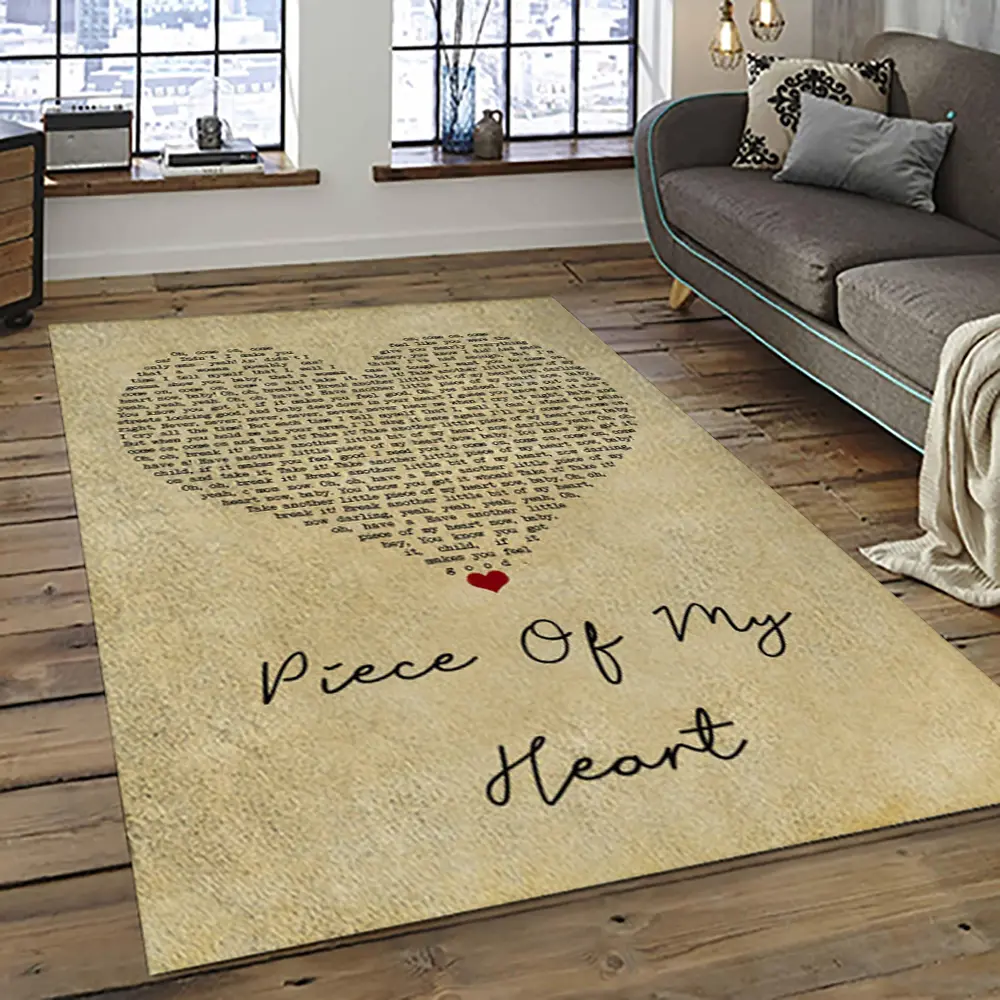 Singer Janis Joplin Music Carpet Rectangle Area Rug For Living Room Bedroom Decor JJ11