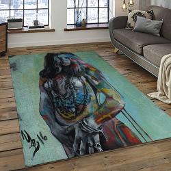 Singer Janis Joplin Music Carpet Rectangle Area Rug For Living Room Bedroom Decor JJ25