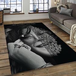 Singer Janis Joplin Music Carpet Rectangle Area Rug For Living Room Bedroom Decor JJ28