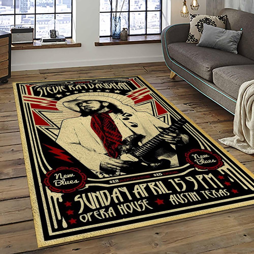Singer Janis Joplin Music Carpet Rectangle Area Rug For Living Room Bedroom Decor JJ44