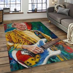 Singer Jimmy Buffett Music Carpet Rectangle Area Rug For Living Room Bedroom Decor JB19